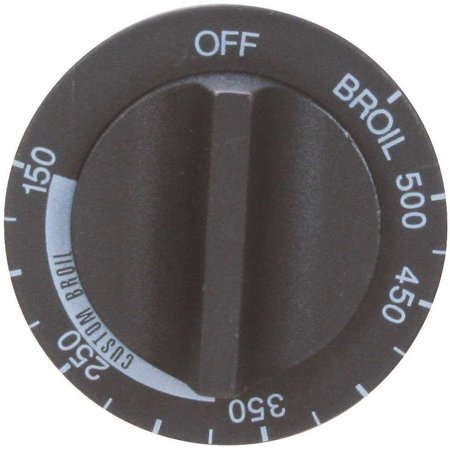 EXACT REPLACEMENT PARTS Thermostat Knob, Whirlpool Range, Black 3149987